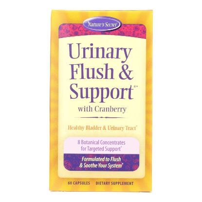 Nature's Secret Urinary Cleans and Flush with Cranberry Extract - 60 Capsules