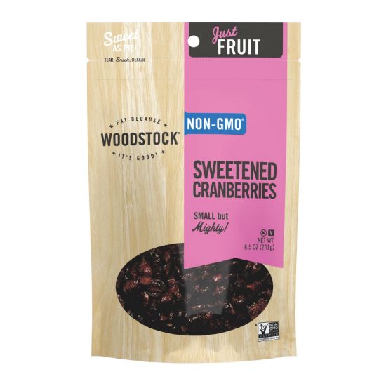 Woodstock Cranberries - Sweetened - Case of 8 - 8.5 oz.