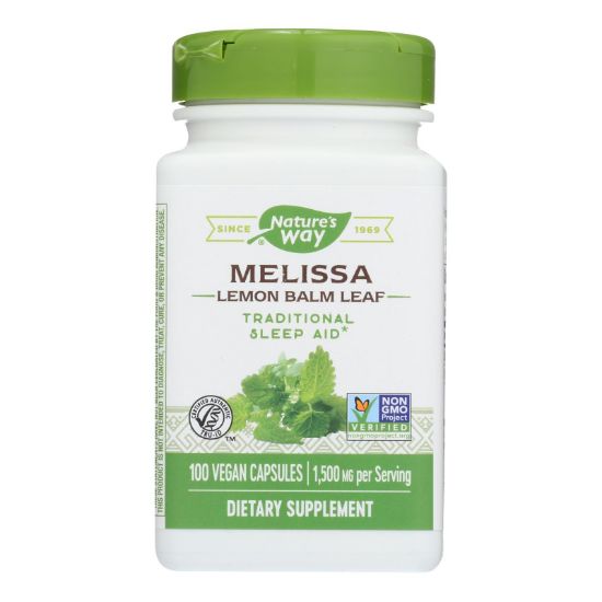 Nature's Way - Melissa Leaves - 100 Capsules