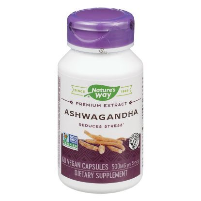 Nature's Way - Standardized Ashwagandha - 60 Vegetarian Capsules