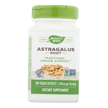 Nature's Way - Astragalus Root - 470 mg - 100 Capsules