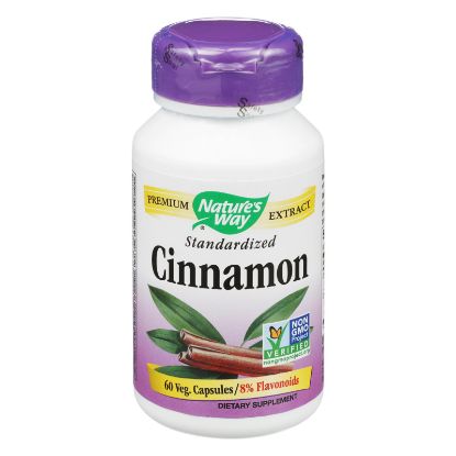 Nature's Way - Cinnamon Standardized - 60 Vcaps