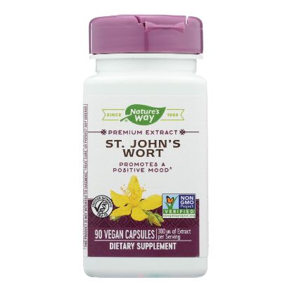 Nature's Way - St John's Wort Standardized - 90 Capsules