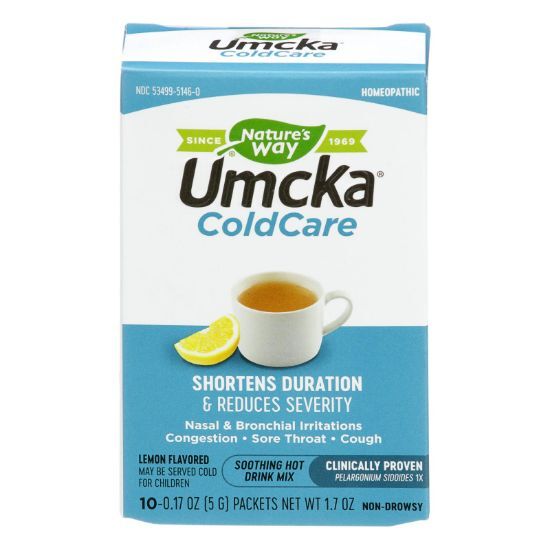 Nature's Way - Umcka ColdCare Soothing Hot Drink Lemon - 10 Packets