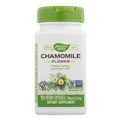 Nature's Way - Chamomile Flowers - 100 Capsules