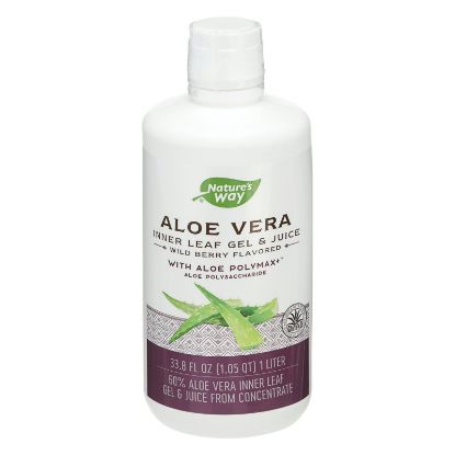 Nature's Way - Aloe Vera Gel and Juice - Wild Berry - 33.8 fl oz