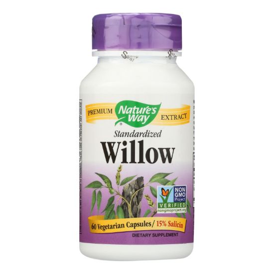 Nature's Way - White Willow Bark - 300 mg - 60 Capsules