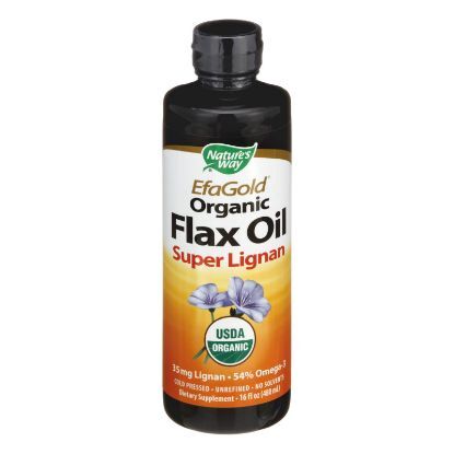 Nature's Way - EFAGold Flax Oil Super Lignan - 16 fl oz