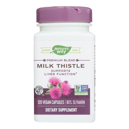 Nature's Way - Milk Thistle Standardized - 120 Vegetarian Capsules