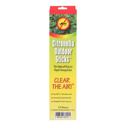 Neem Aura Naturals Outdoor Citronella Sticks - 10 count