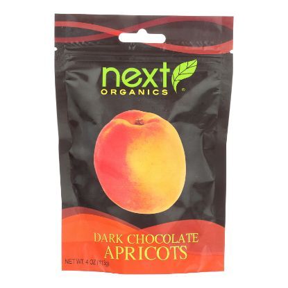Next Organics Dark Chocolate - Apricot - Case of 6 - 4 oz.