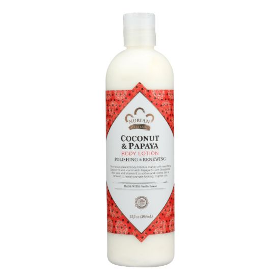 Nubian Heritage Lotion - Coconut and Papaya - 13 oz