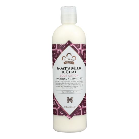 Nubian Heritage Lotion - Goats Milk and Chai - 13 fl oz