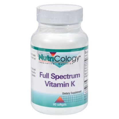 NutriCology Full Spectrum Vitamin K - 90 Softgels
