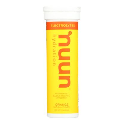 Nuun Hydration Drink Tab - Active - Orange - 10 Tablets - Case of 8