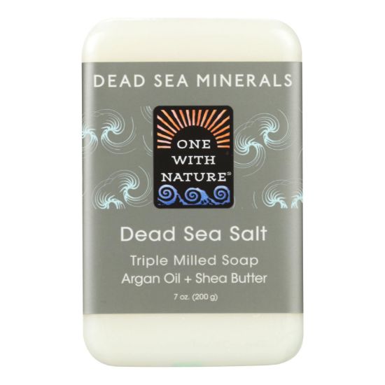 One With Nature Dead Sea Mineral Dead Sea Salt Soap - 7 oz