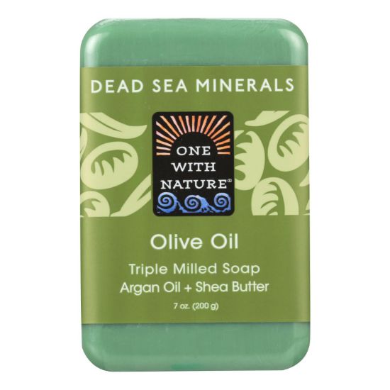 One With Nature Dead Sea Mineral Olive Oil Soap - 7 oz