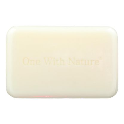 One With Nature Naked Soap - Goat's Milk and Lavender - Case of 6 - 4 oz.
