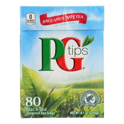 PG Tips Black Tea - Pyramid - Case of 12 - 80 Bags