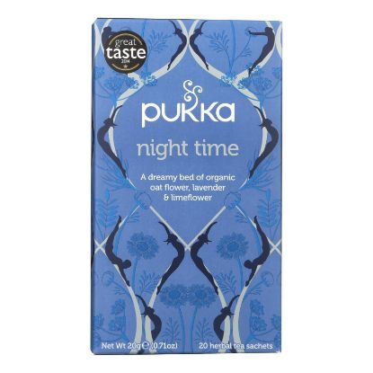 Pukka Herbal Teas Tea - Organic - Night Time - 20 Bags - Case of 6