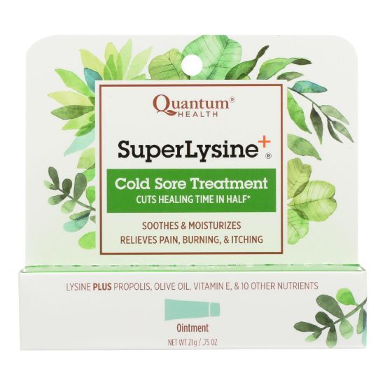 Quantum SuperLysine Plus Cold Sore Treatment - 0.75 oz