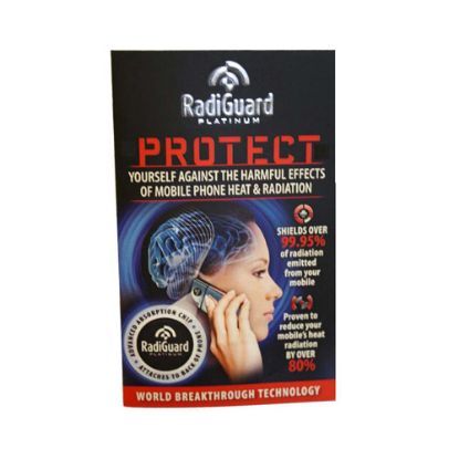 Radiguard Platinum Chip - Radiation Shield for Cell Phones - Case of 24