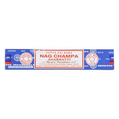 Sai Baba Nag Champa Agarbatti Incense - 15 g - Case of 12