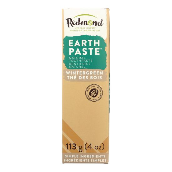 Redmond Trading Company Earthpaste Natural Toothpaste Wintergreen - 4 oz