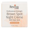 Reviva Labs - Brown Spot Night Cream with Kojic Acid - 1 oz