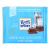 Ritter Sport Chocolate Bar - Milk Chocolate - 30 Percent Cocoa - Alpine - 3.5 oz Bars - Case of 12