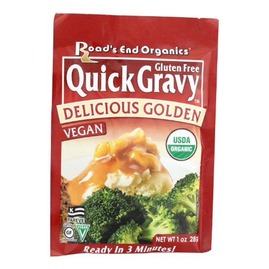 Road's End Organics Gravy Mix - Organic - Golden - 1 oz - Case of 12