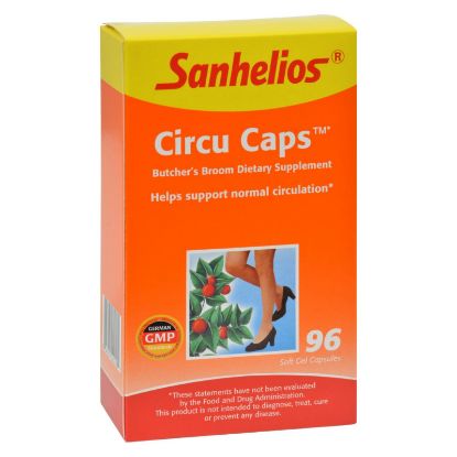 Sanhelios Circu Caps with Butcher's Broom and Rosemary - 96 Capsules