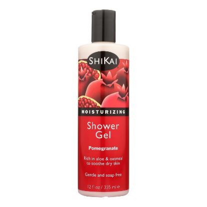 Shikai Products Shower Gel - Pomegranate - 12 oz