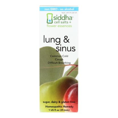 Siddha Flower Essences Lungs and Sinus - 1 fl oz