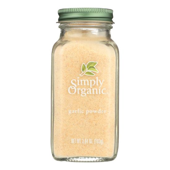 Simply Organic Garlic Powder - Case of 6 - 3.64 oz.