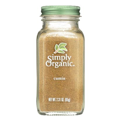 Simply Organic Ground Cumin Seed - Case of 6 - 2.31 oz.