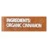 Simply Organic Cinnamon - Case of 6 - 2.45 oz.