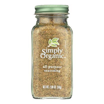 Simply Organic All Purpose Seasoning - Case of 6 - 2.08 oz.