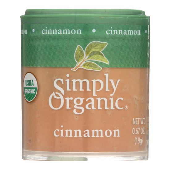 Simply Organic Cinnamon - Organic - Ground - A Grade - .67 oz - Case of 6