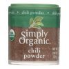 Simply Organic Chili Powder - Organic - .6 oz - Case of 6