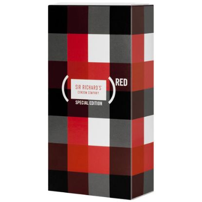 Sir Richard's Condoms - Special Edition Product RED - Counter Dsp - 12 Pack