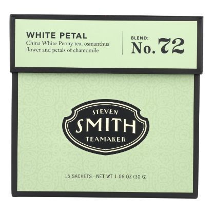 Smith Teamaker White Tea - White Petal - Case of 6 - 15 Bags
