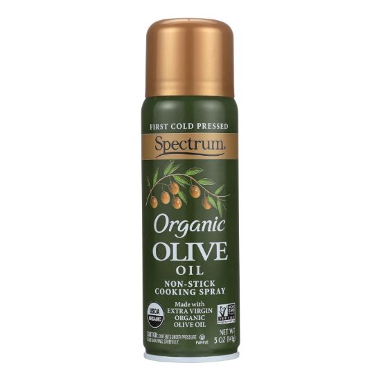 Spectrum Naturals Organic Extra Virgin Olive Spray Oil - Case of 6 - 5 Fl oz.