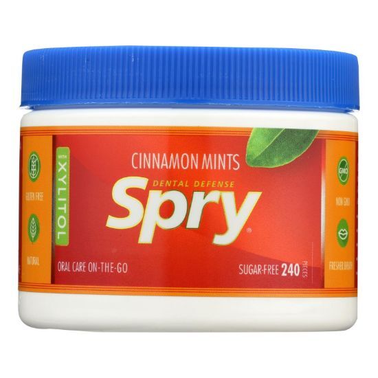 Spry Xylitol Gems - Cinnamon - 240 Count