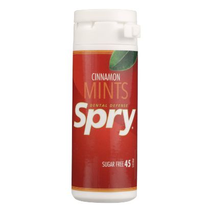 Spry Xylitol Gems - Cinnamon - Case of 6 - 45 Count