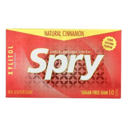 Spry Xylitol Gems - Cinnamon - Case of 20 - 10 Count