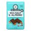 Taza Chocolate Stone Ground Organic Dark Chocolate Bar - Sea Salt and Almond - Case of 10 - 2.5 oz.