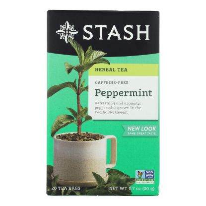 Stash Tea - Herbal - Peppermint - 20 Bags - Case of 6