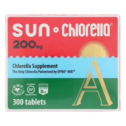 Sun Chlorella A Tablets - 200 mg - 300 Tablets