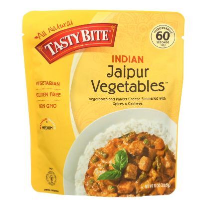 Tasty Bite Entrees - Indian Cuisine - Jaipur Vegetables - 10 oz - case of 6